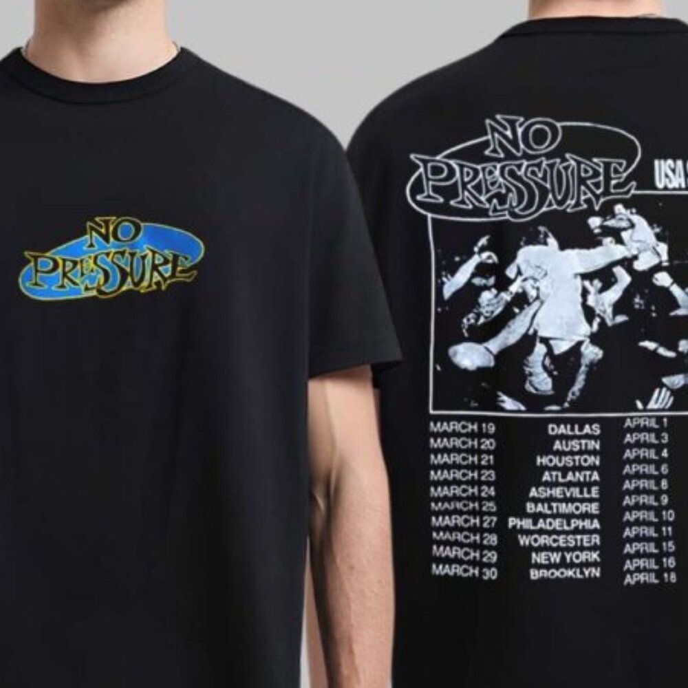 No Pressure USA Spring 2026 Tour T Shirt  250